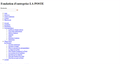 Desktop Screenshot of fondation-la-poste.com